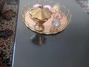 تجریه خرید سینی مدل آینه ای المپیک گرد کد 5365