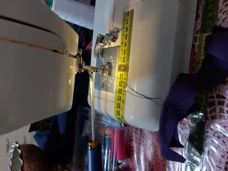 پایه چرخ خیاطی مدل چین سوزنی و سردوز بسته 2 عددی