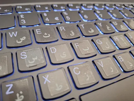 برچسب حروف فارسی کیبورد مدل AS