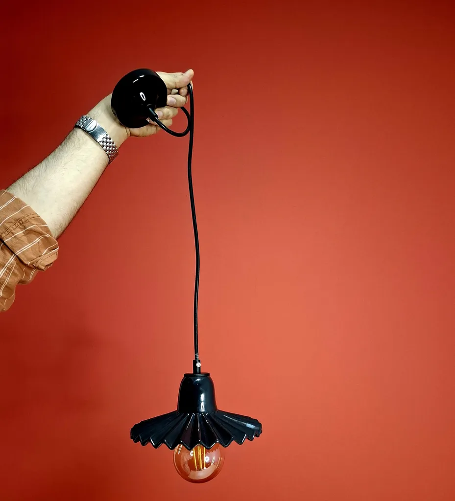 چراغ آویز بومی مدل روژین