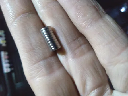 آهن ربا مدل نئودیمیوم دیسک 5x2mm بسته 10 عددی