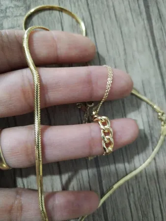 گردنبند طلا 18 عیار زنانه مایا ماهک مدل MM1737 طرح تیغ ماهی - هرینگبون