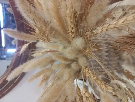 دسته گل خشک مدل خوشه گندم کد 20