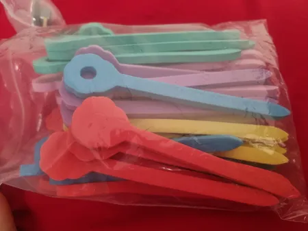 بیگودی مو مدل فومی بسته 50 عددی