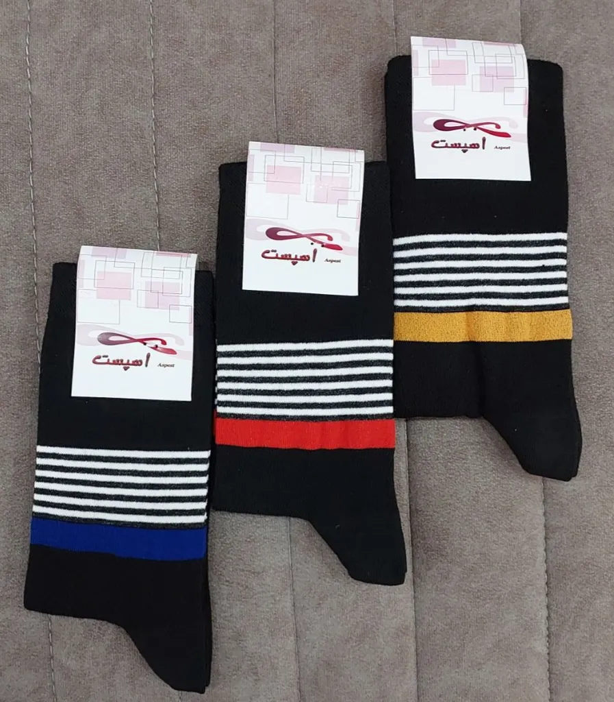 جوراب مردانه اسپست مدل ASP-RNG مجموعه 3 عددی