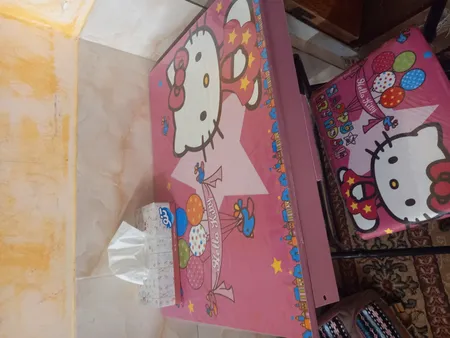 میز تحریر باکسدار و صندلی تاشو شهریار طرح کیتی