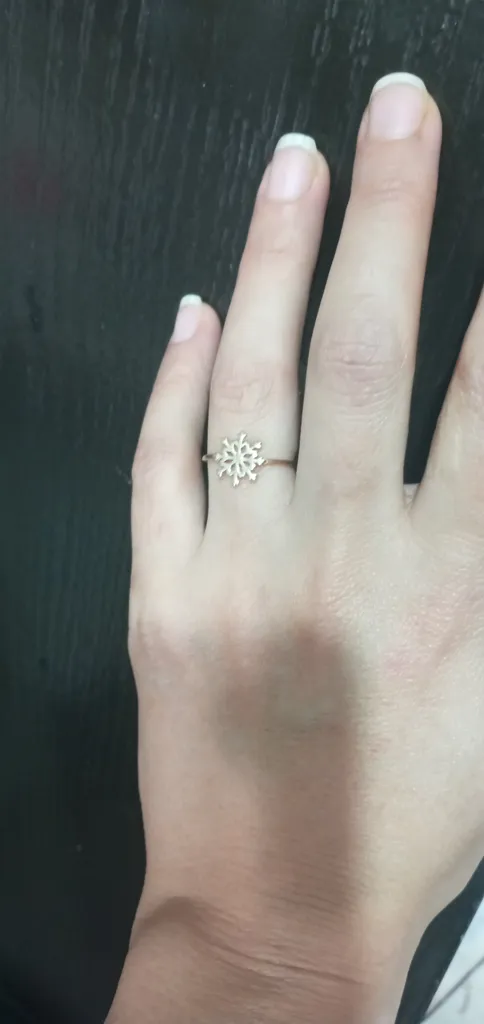 انگشتر طلا 18 عیار زنانه گنجینه هنر خوش نشین مدل مینیمال کد A290