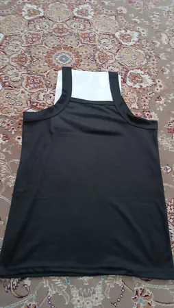 زیرپوش رکابی مردانه مدل خشتی کد 118 رنگ مشکی