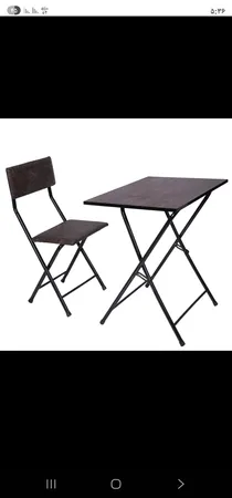 ست میز تحریر و صندلی مدل تاشو و تنظیم شو کد 70