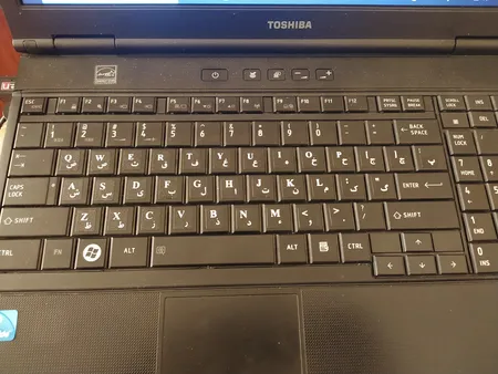 برچسب حروف فارسی کیبورد مدل D-01