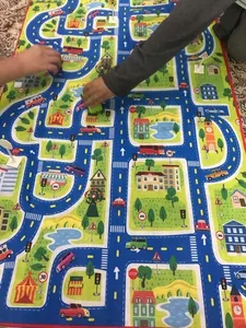 تجریه خرید زیر انداز بازی فکرآوران مدل شهر کودک سایز 70×140 سانتی متر