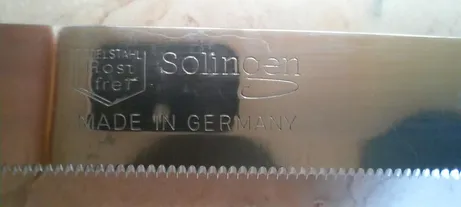 چاقو آشپزخانه زولینگن مدل اره ای STANLESS STEEL