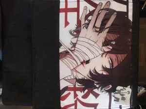 تجریه خرید کیف رودوشی چی چاپ طرح انیمه سگ های ولگرد بانگو کد bungo dogs mk2