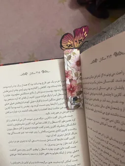 نشانگر کتاب باروچین مدل پروانه ها کد bk-19 بسته 2 عددی