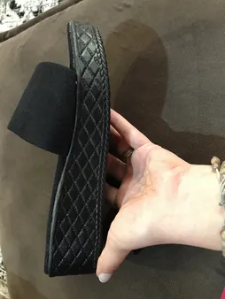 صندل زنانه سیی مدل ساده کد 1777