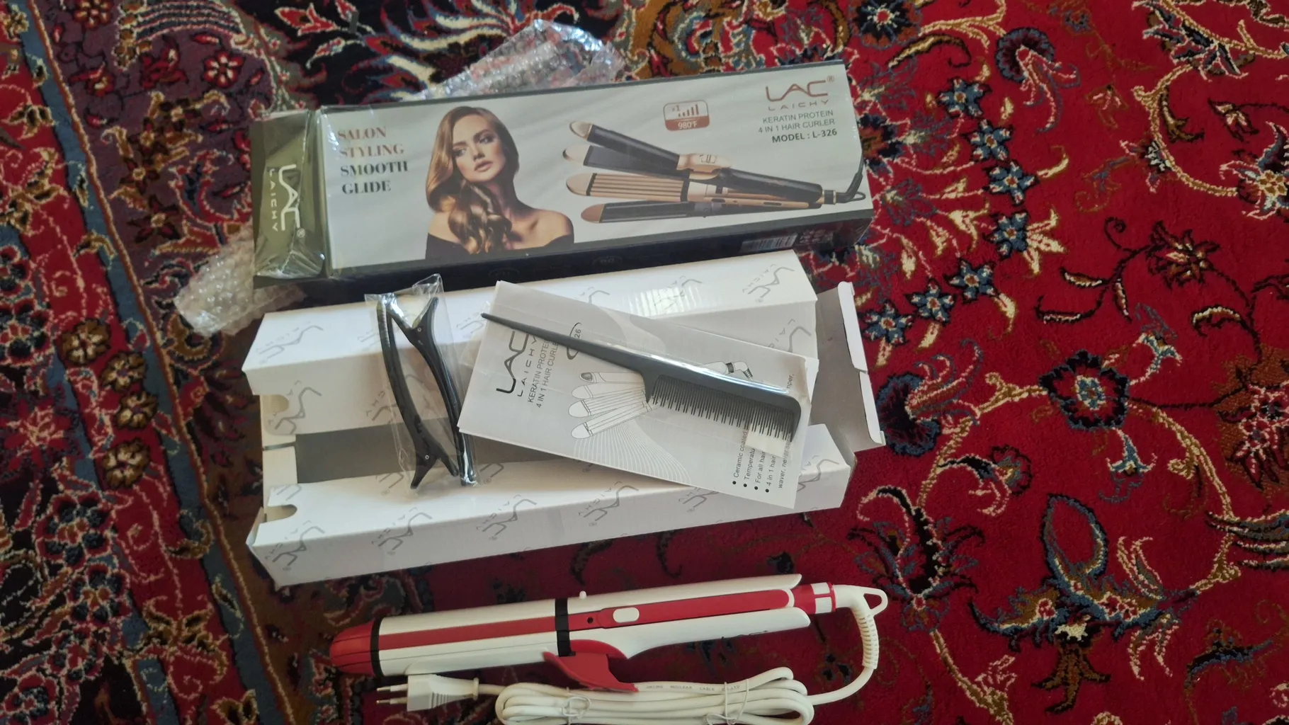 اتو و حالت دهنده ی مو لایچی مدل L-326