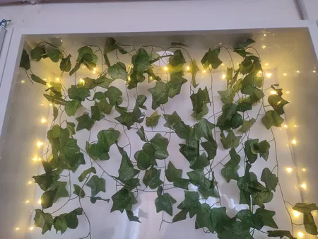 گل مصنوعی مدل ریسه برگ طرح انگور کد PAL-3030