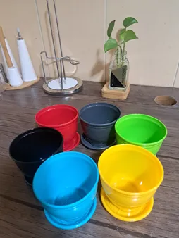 گلدان کلاسیک مدل G3010 بسته 6 عددی