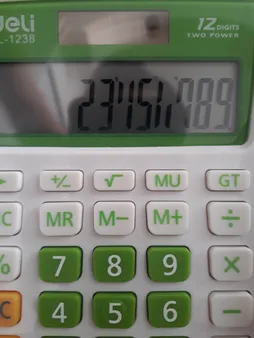 ماشین حساب دلی کد DL-1238