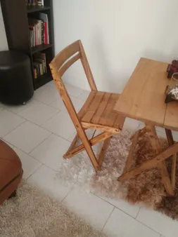 میز و صندلی ناهار خوری 2 نفره مدل تاشو