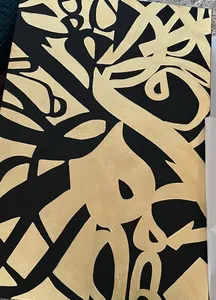 تجریه خرید تابلو نقاشی ورق طلا طرح کالیگرافی کد N1