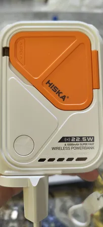 پاوربانک 20 وات هیسکا مدل HP-123PD ظرفیت 10000 میلی آمپر ساعت