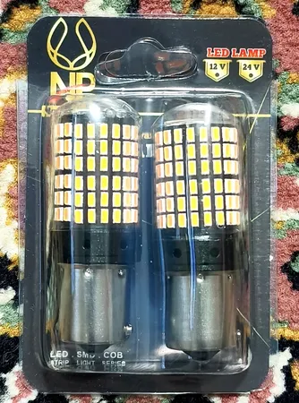 لامپ خودرو فندقی مدل 144 تایی بسته دو عددی