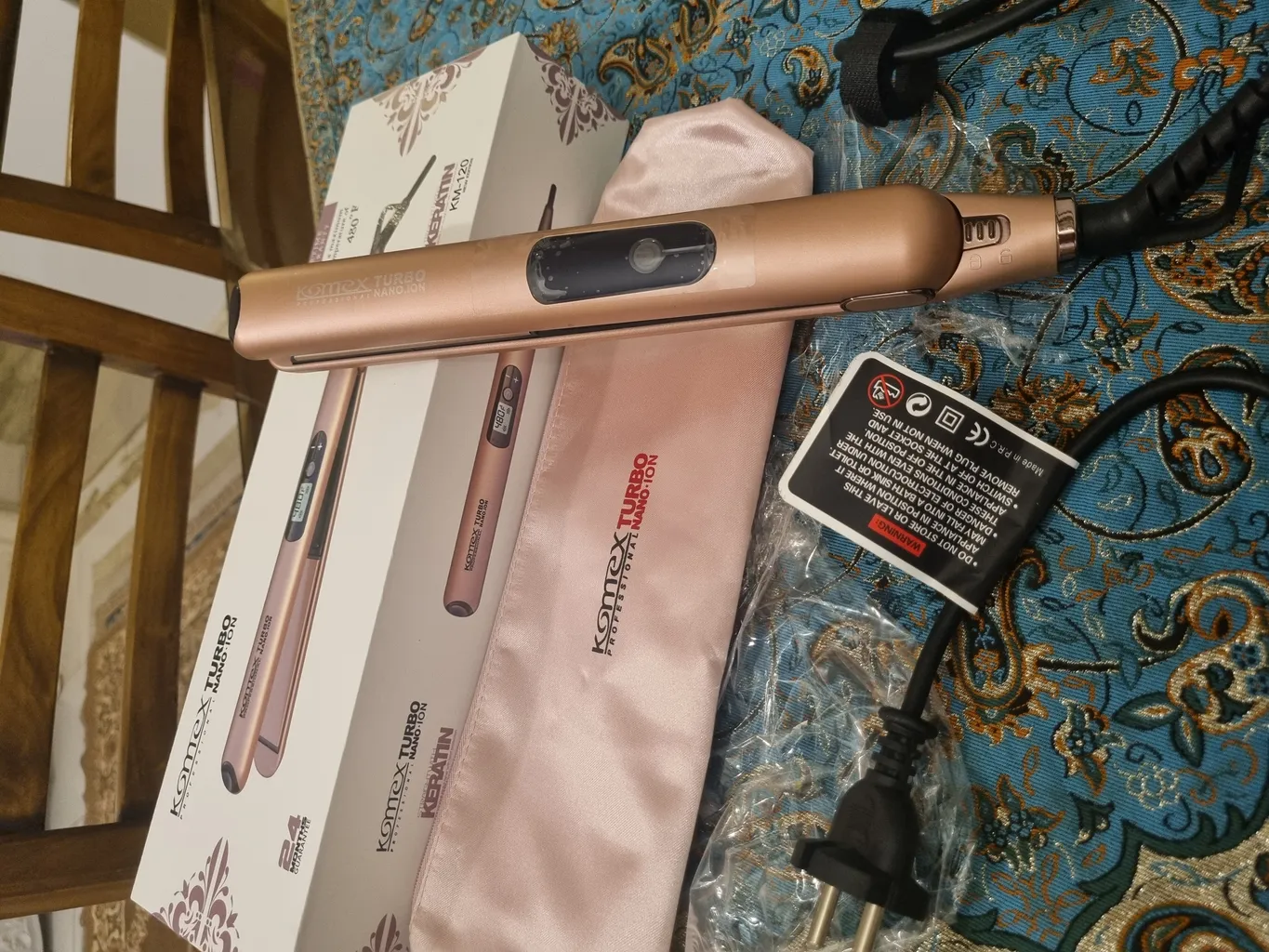 اتو مو حرفه ای کومکس مدل KM-120