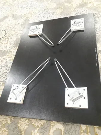 پایه میز مدل تاشو مجموعه چهار عددی