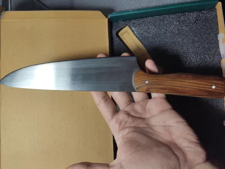 چاقو آشپزخانه الماس زنجان مدل سرآشپز کد m04