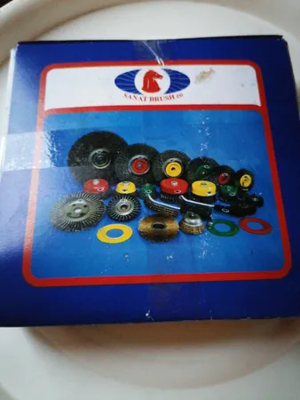 فرچه سیمی تخت صنعت براش  مدل HT- 00125 سایز 125 میلی متر