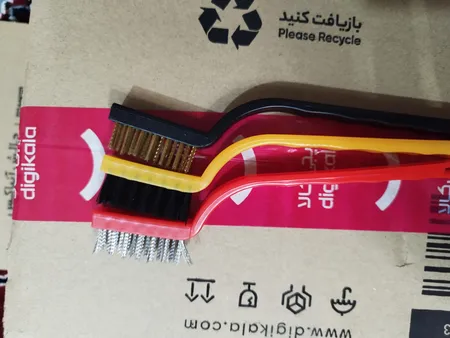 فرچه طرح مسواک بسته 3 عددی