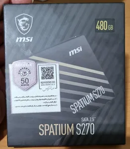تجریه خرید اس اس دی اینترنال SATA III ام اس آی مدل SPATIUM S270 ظرفیت 480 گیگابایت