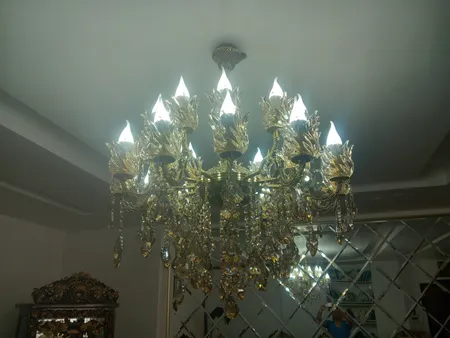 لوستر 24 شعله کد 9966