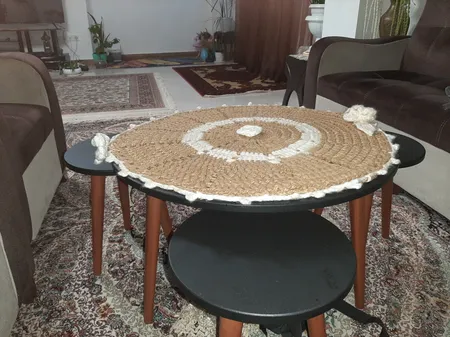 میز جلومبلی مدل لیون کد P-23 مجموعه چهار عددی