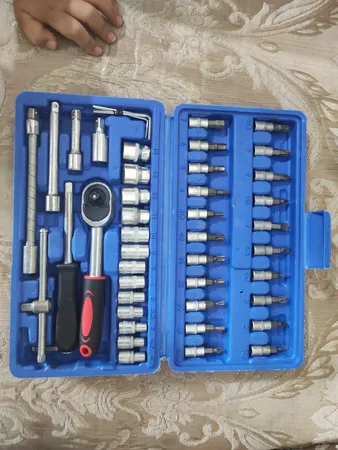 مجموعه 46 عددی آچار و سری بکس باس کد 46s