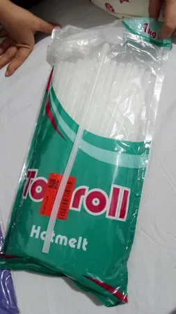 چسب حرارتی تاپ رول مدل Hch100 قطر 7 میلیمتر بسته 100 عددی