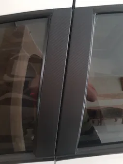 برچسب خودرو لیزارد مدل پوششی طرح کربن کد LZD-829 رول یک متری