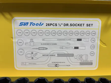 مجموعه 24 عددی آچار و سری بکس اسکای مدل 7127B