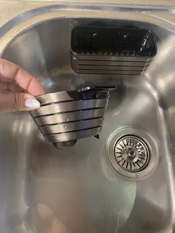 صافی سینک بازن مدل n01 بهمراه جا اسکاچی