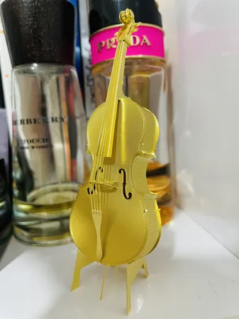 پازل فلزی سه بعدی مدل Violoncello