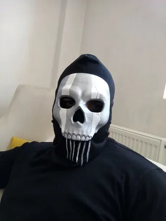 ماسک ایفای نقش مدل گوست طرح بازی کال آف دیوتی