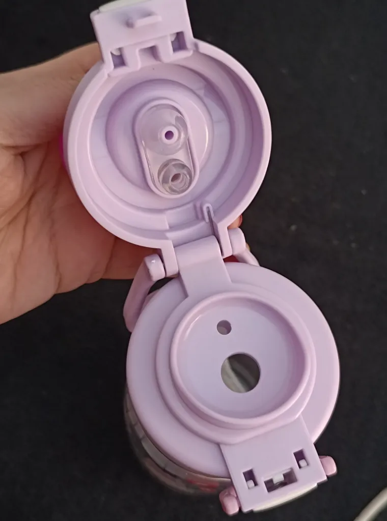 قمقمه کودک مدل دو درب کرومی گنجایش 0.5 لیتر