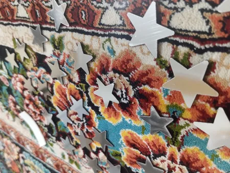 آینه فیلی طرح ستاره های سر گرد کد PG009