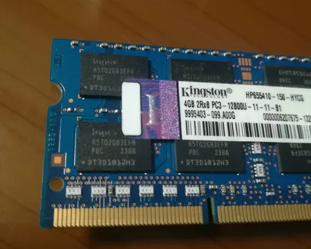 رم لپ تاپ DDR3 تک کاناله 12800s مگاهرتز CL11 کینگستون مدل PC3 ظرفیت 4 گیگابایت