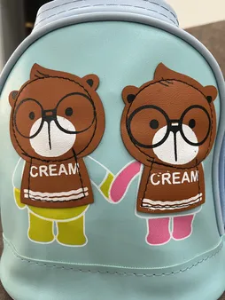 کوله پشتی بچگانه طرح cream