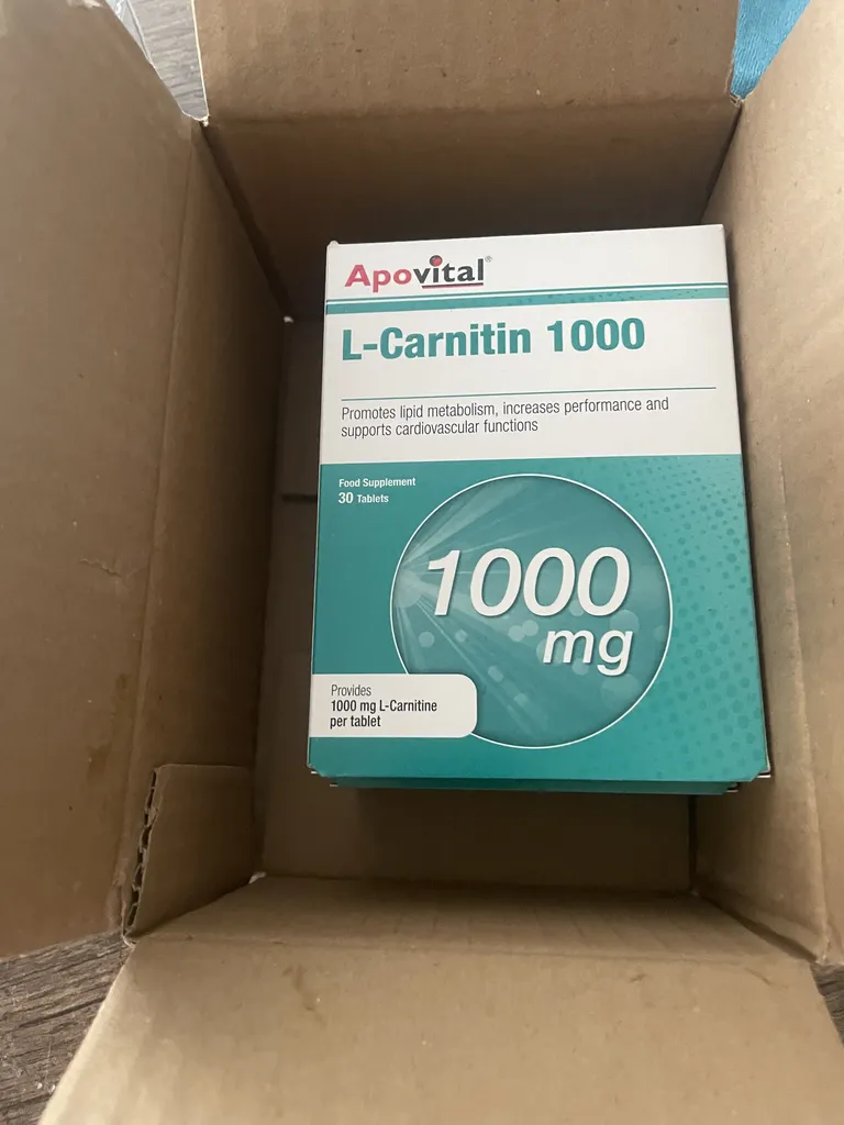 قرص ال کارنیتین اپوویتال - 1000 میلی گرم بسته 30 عددی