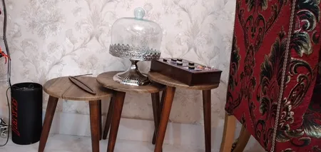 میز عسلی مدل 456 کد 01 مجموعه 3 عددی