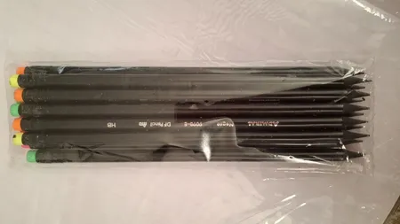 مداد مشکی آدمیرال مدل Negro کد 61C بسته 12 عددی