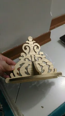 شلف دیواری مدل لوزی کد 09030035 سایز متوسط